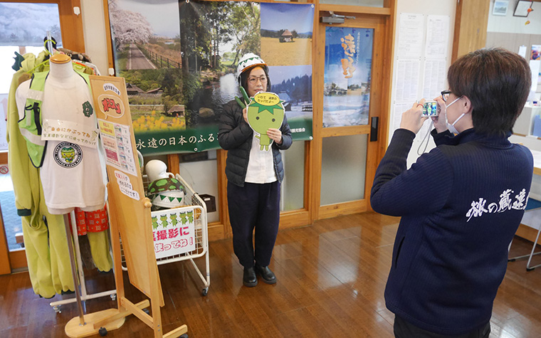 カッパ捕獲許可証(受付)
