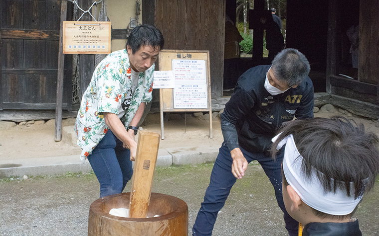 遠野ふるさと村 庭仕舞