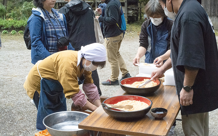 遠野ふるさと村 庭仕舞