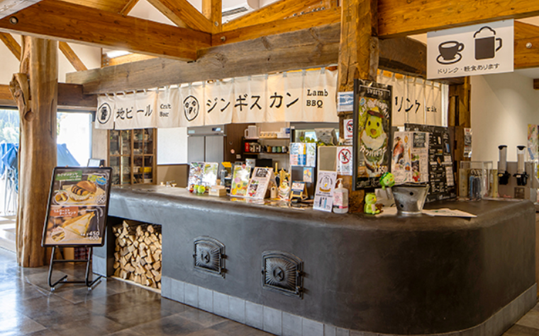 かまどカフェ(道の駅遠野 風の丘 内)