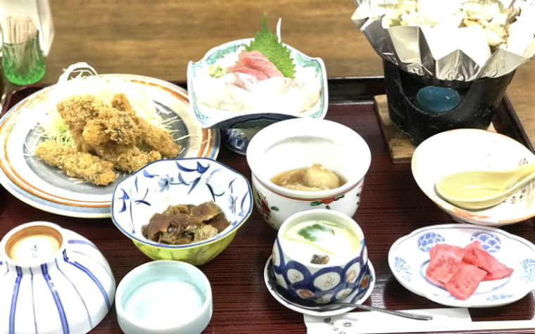 民宿りんどう|夕食(例)