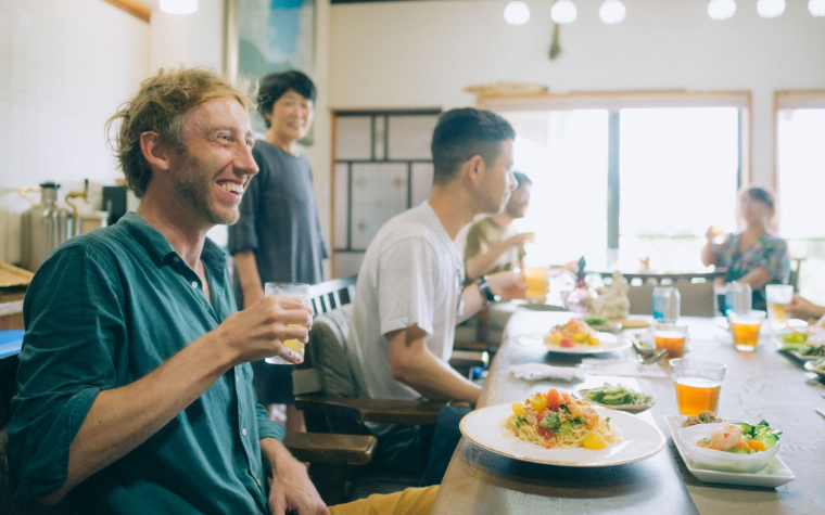 里山ホップサイクリング|ランチタイム